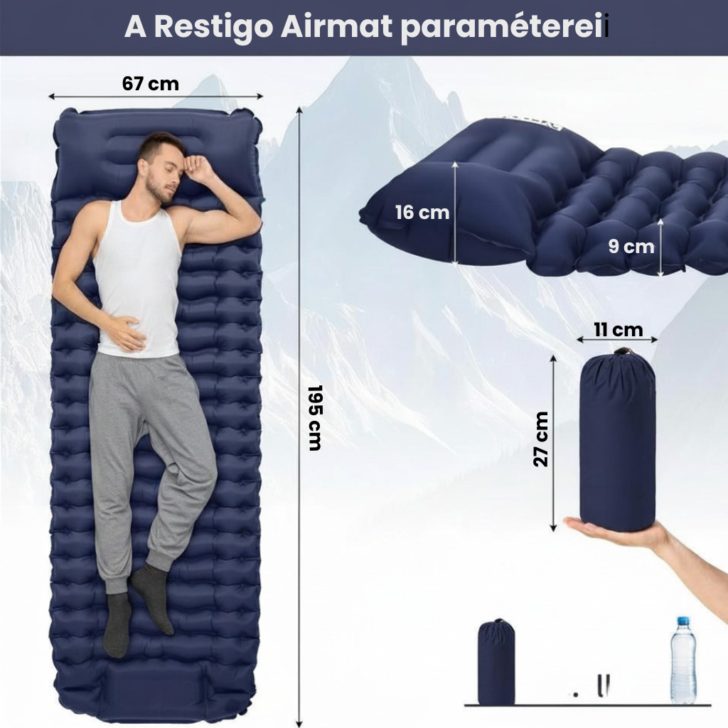 RESTIGO AIRMAT- Lábpumpás matrac