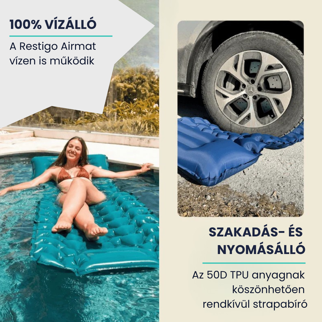 RESTIGO AIRMAT- Lábpumpás matrac